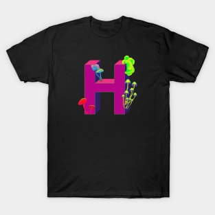 Monogram H neon T-Shirt